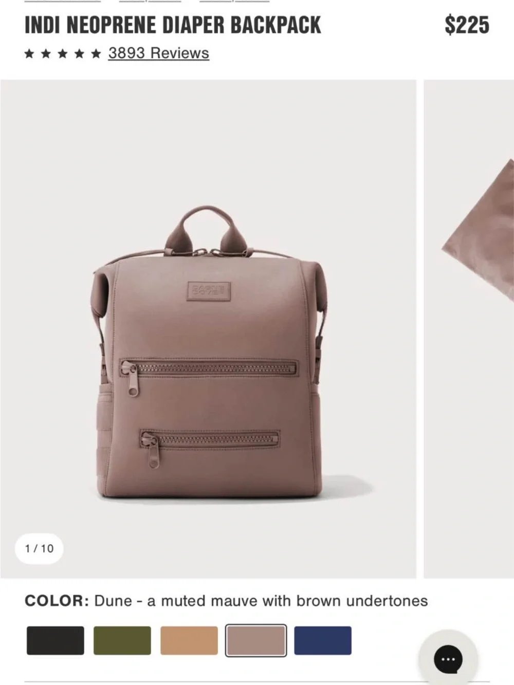 Dagne Dover Chocolate Brown Backpack with Matching Wallet